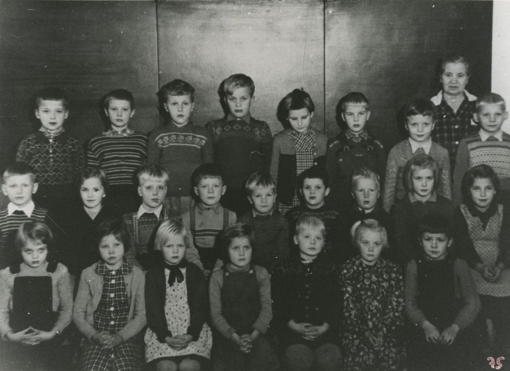 Käkikosken alakoulun luokkakuva 1952